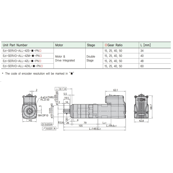 EZI-SERVO-ALL-42-S-A-PN50