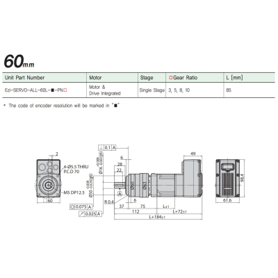 EZI-SERVO-ALL-60-L-B-PN10