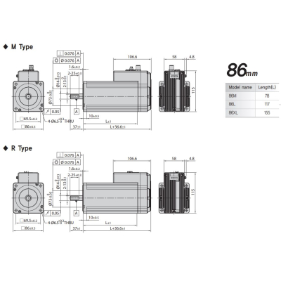 EZI-SERVOII-EC-ALL-86-XL-A-M