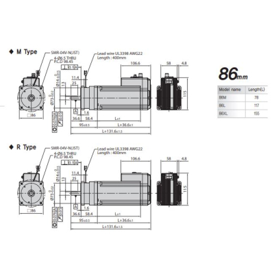 EZI-SERVOII-PE-ALL-86-M-B-BK-R