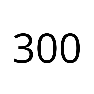 300