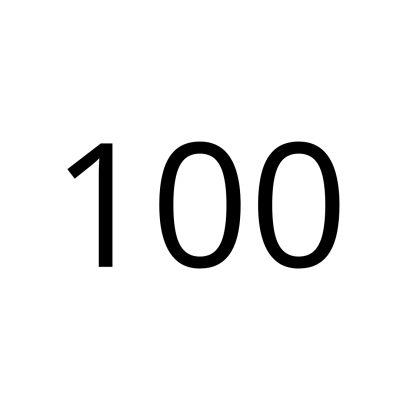 100